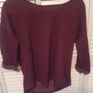 Maroon sweater